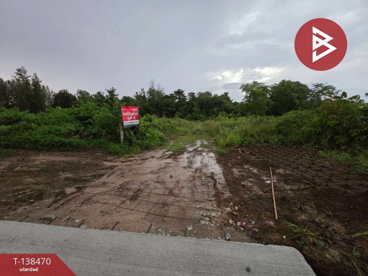 ขายที่ดิน เนื้อที่ 403 ตารางวา จันทบุรี ใจกลางเมืองท่าช้าง พื้นที่สีเหลือง 3