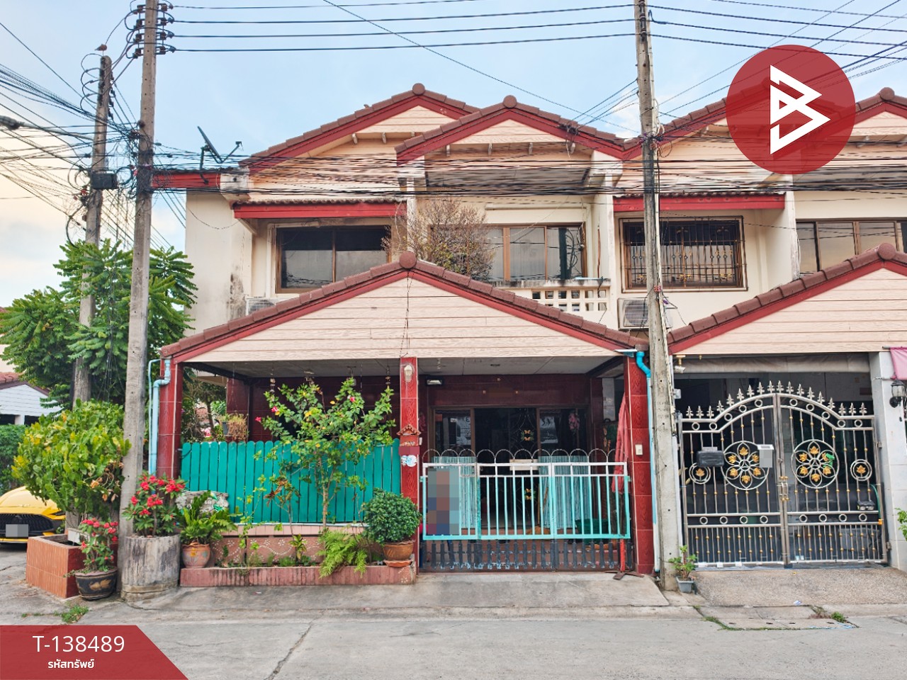 ขายทาวน์เฮ้าส์ 2 ชั้น หมู่บ้านพาขวัญ ฉะเชิงเทรา 1