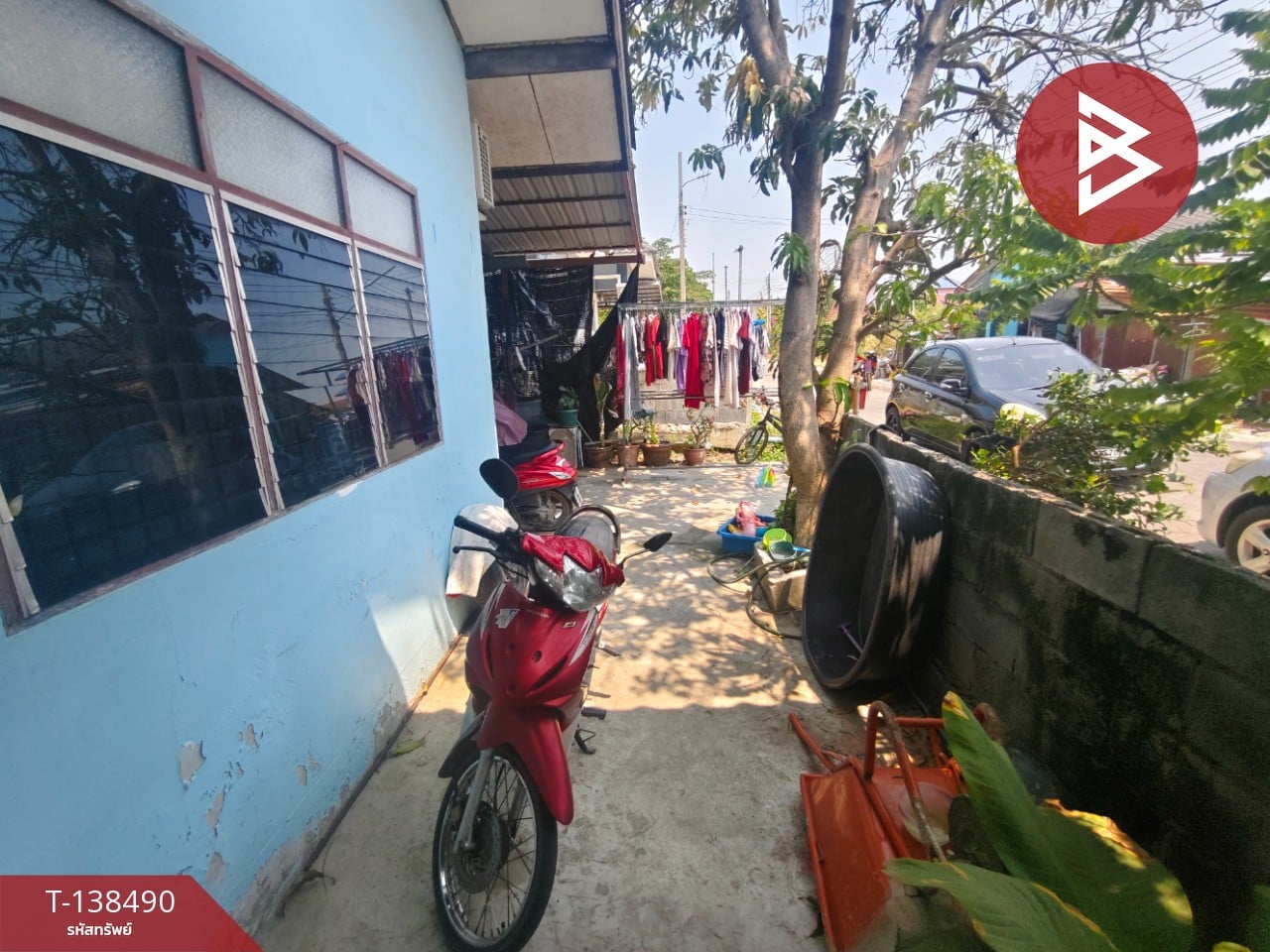 ขายบ้านแฝดชั้นเดียว เนื้อที่ 47 ตร.วา ต.บางพระ จ.ฉะเชิงเทรา แหล่งชุมชน 13