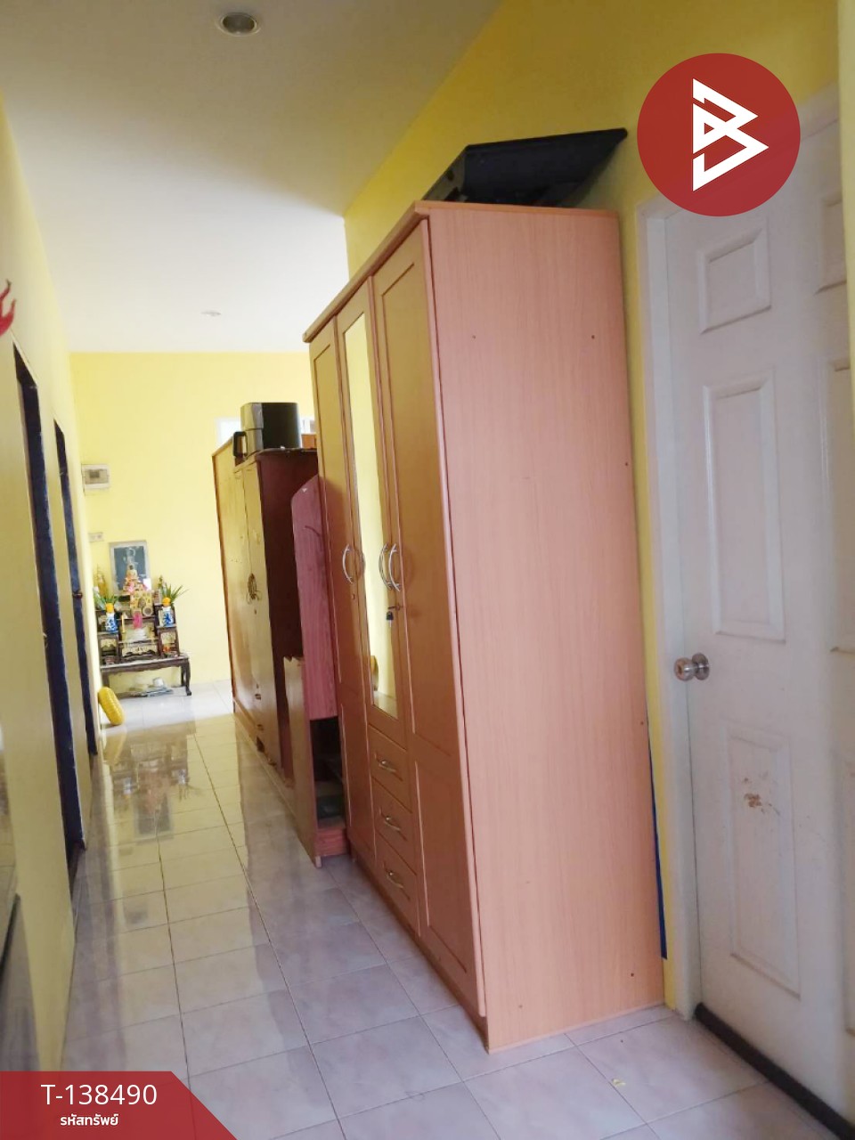 ขายบ้านแฝดชั้นเดียว เนื้อที่ 47 ตร.วา ต.บางพระ จ.ฉะเชิงเทรา แหล่งชุมชน 6