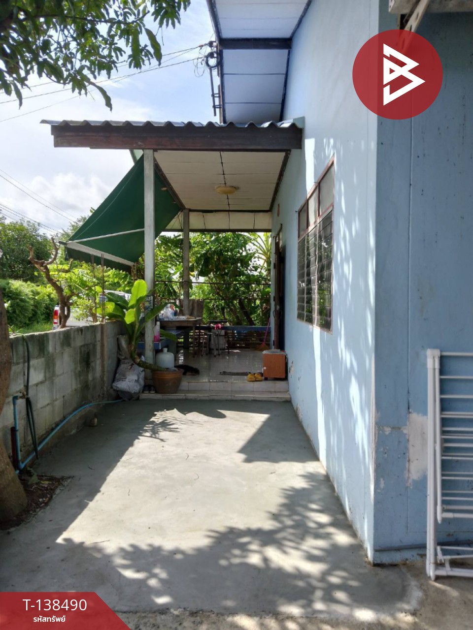 ขายบ้านแฝดชั้นเดียว เนื้อที่ 47 ตร.วา ต.บางพระ จ.ฉะเชิงเทรา แหล่งชุมชน 2