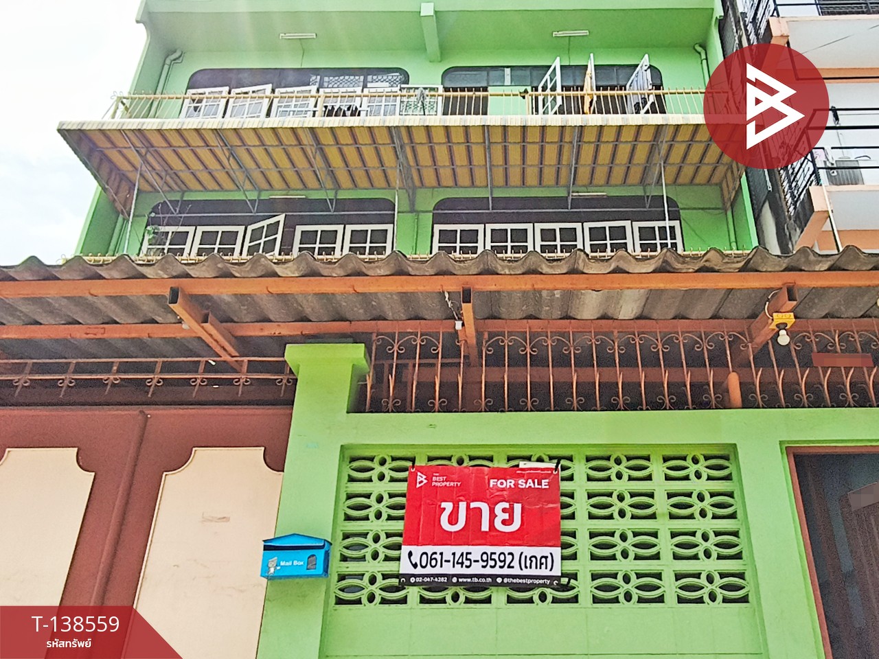 ขายอาคารพาณิชย์พร้อมห้องเช่า เนื้อที่ 62 ตร.วา บางพลัด กรุงเทพมหานคร 1