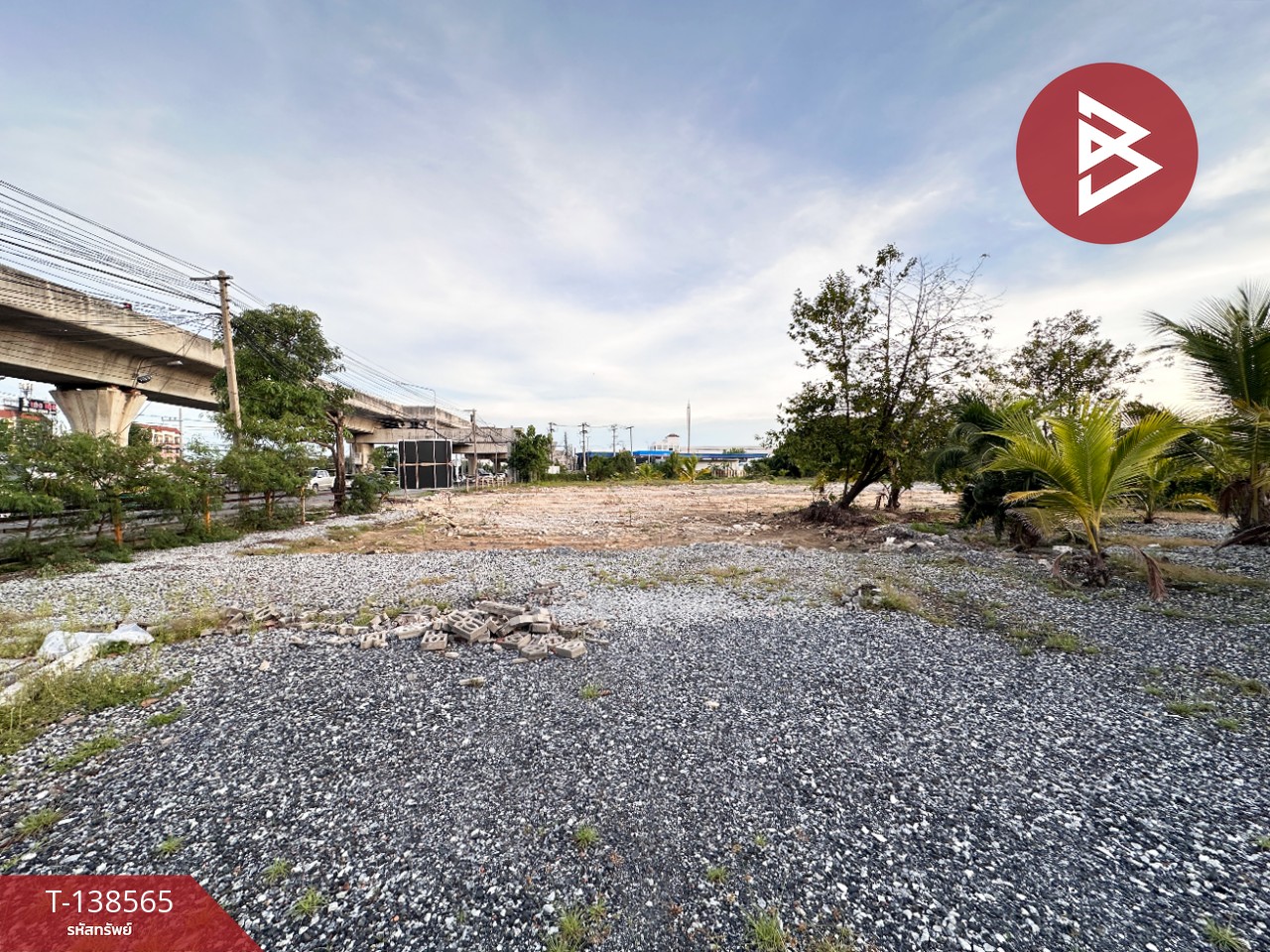 ขายที่ดิน เนื้อที่ 2 ไร่ 3 งาน 16.4 ตร.วา ท้ายบ้าน สมุทรปราการ ติดถนน 4 เลนหน้ากว้าง 1