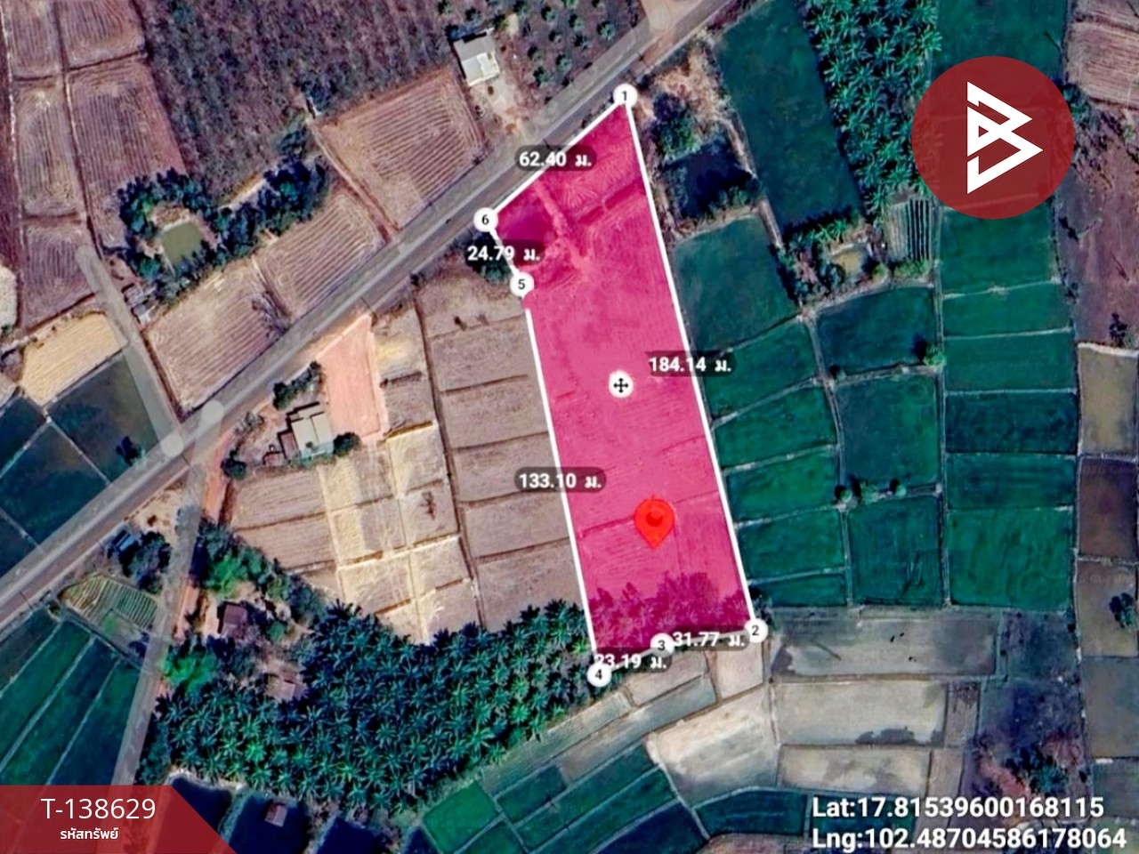 ขายที่ดิน เนื้อที่ 4 ไร่ 3 งาน 65 ตร.วา ท่าบ่อ หนองคาย 7