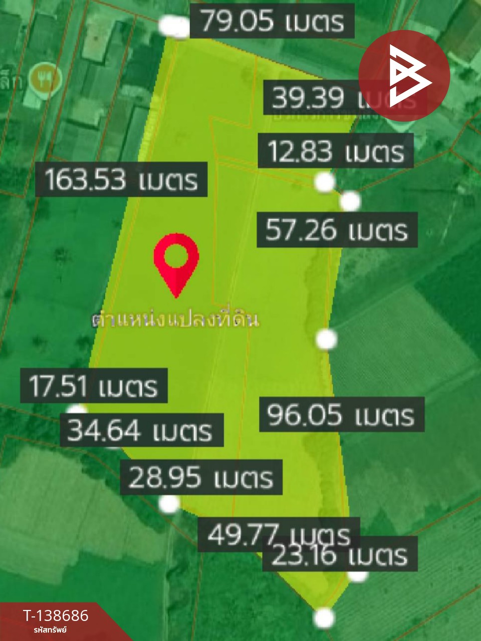 ขายที่ดิน เนื้อที่ 10 ไร่ 63 ตร.วา บ้านโป่ง ราชบุรี 13