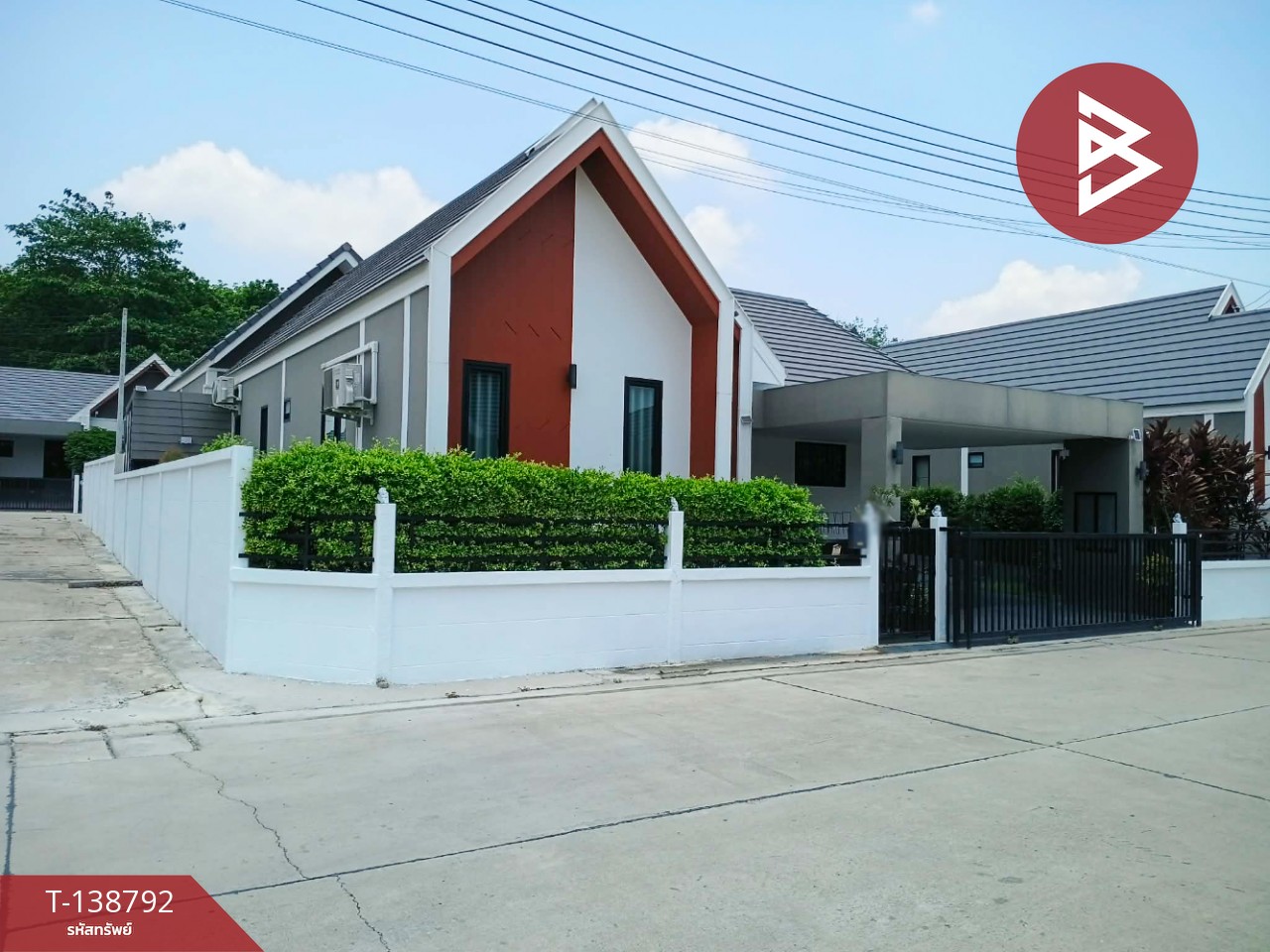 ขายบ้านเดี่ยวชั้นเดียว เนื้อที่ 63.6 ตร.วา บ้านค่าย ระยอง 1