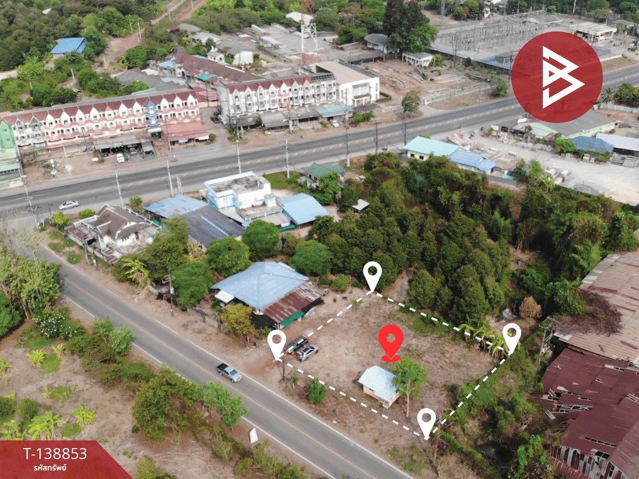 ขายที่ดินแปลงสวย เนื้อที่ 225 ตารางวา สามแยกหนองชะอม โคกไม้ลาย ปราจีนบุรี 3