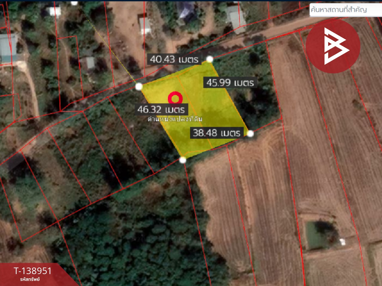 ขายที่ดิน เนื้อที่ 1 ไร่ 54 ตร.วา นาฝาย ชัยภูมิ 12