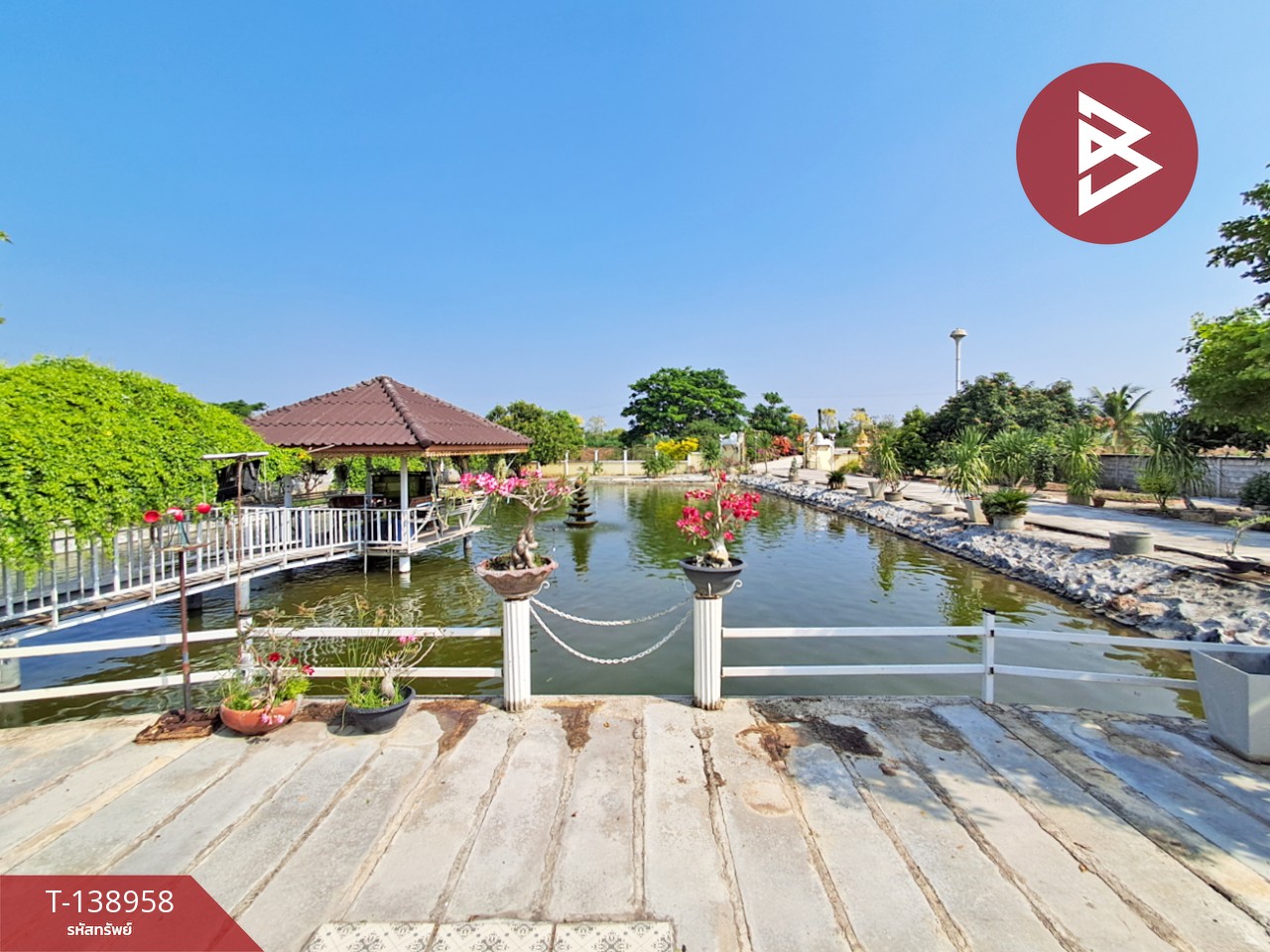 ขายบ้านเดี่ยวพร้อมที่ดิน เนื้อที่ 3 ไร่ 1 งาน 42.8 ตร.วา บ้านโป่ง ราชบุรี 9