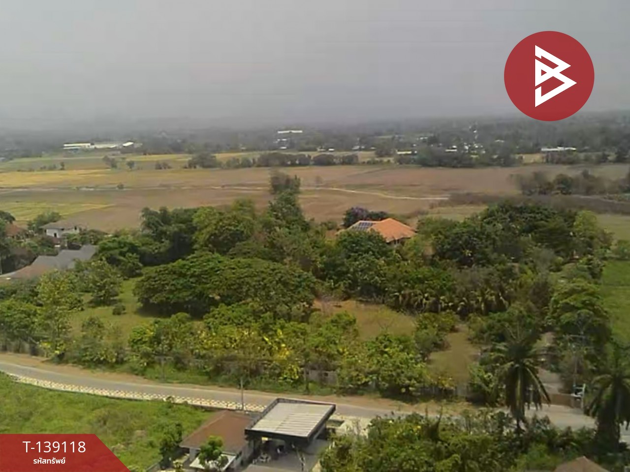 ขายบ้านเดี่ยว พร้อมที่ดิน เนื้อที่ 12 ไร่ 36 ตร.วา สันป่าตอง เชียงใหม่ ทำเลติดถนน 1