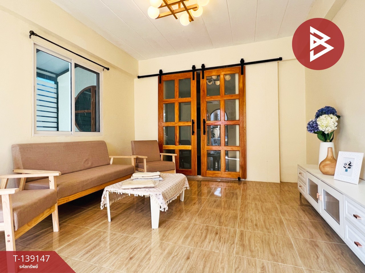 ขายบ้านแฝด หมู่บ้านเอื้ออาทรลาดใหญ่ สมุทรสงคราม พร้อมเข้าอยู่ 4