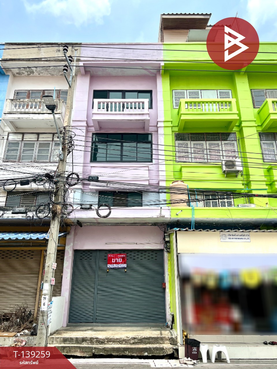 ขายอาคารพาณิชย์ หมู่บ้านทับทอง บางเสาธง สมุทรปราการ 3