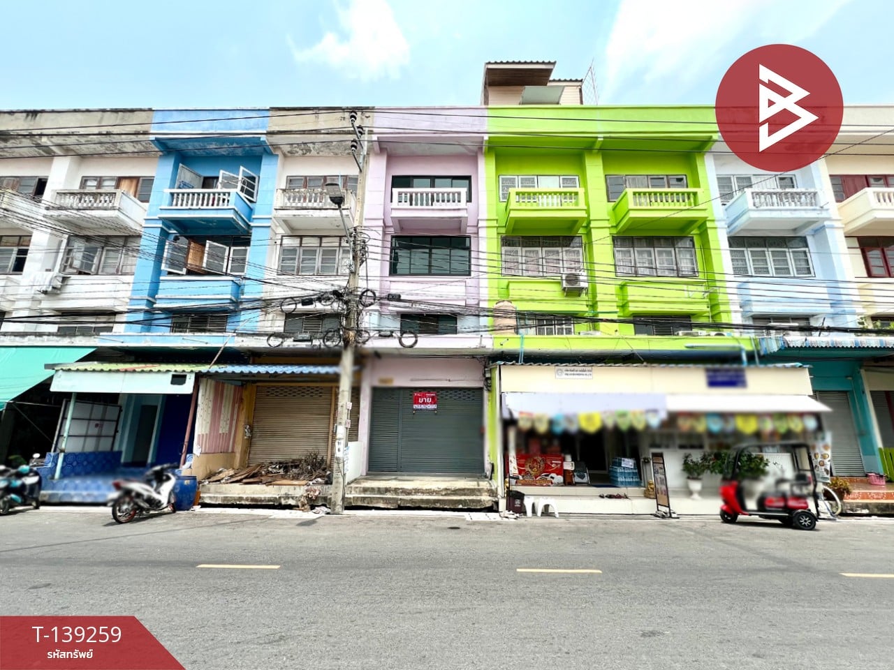 ขายอาคารพาณิชย์ หมู่บ้านทับทอง บางเสาธง สมุทรปราการ 1