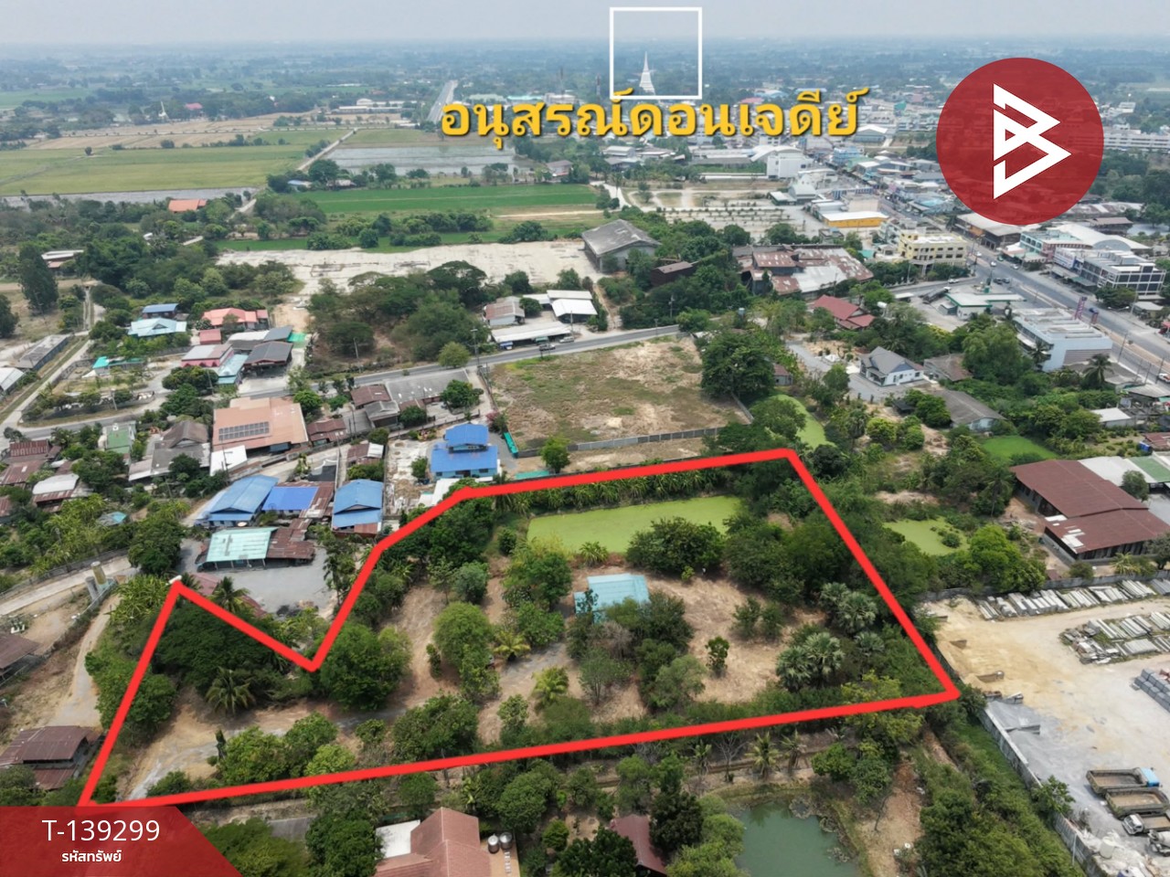 ขายบ้านเดี่ยวพร้อมที่ดิน เนื้อที่ 4 ไร่ อ.ดอนเจดีย์ จ.สุพรรณบุรี ทำเลดี 15