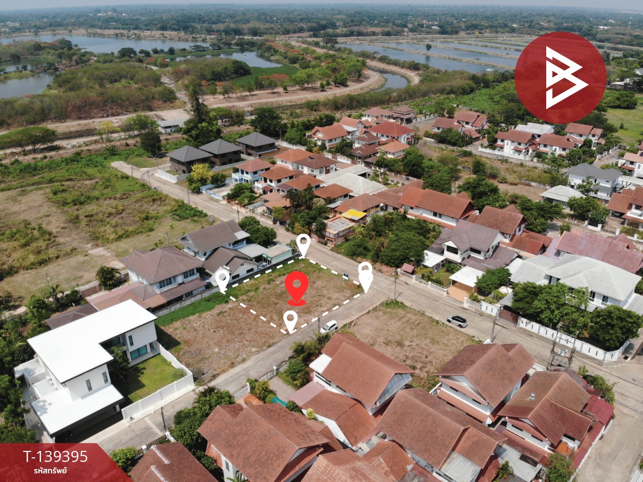 ขายที่ดิน เนื้อที่ 1 งาน 40 ตารางวา ในหมู่บ้านรุ่งเรืองวิลเลจ เมืองขอนแก่น ทำเลดี 7