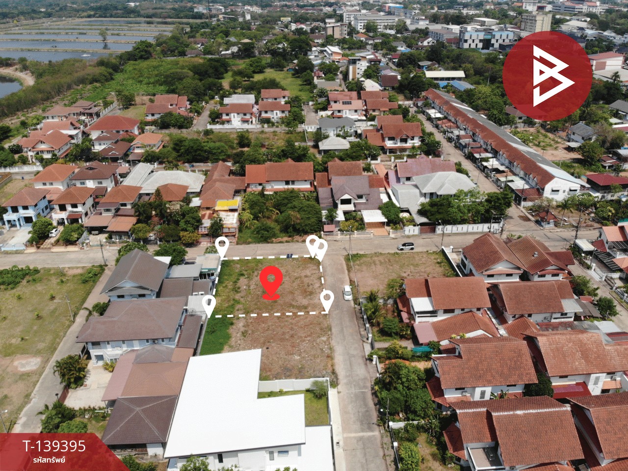 ขายที่ดิน เนื้อที่ 1 งาน 40 ตารางวา ในหมู่บ้านรุ่งเรืองวิลเลจ เมืองขอนแก่น ทำเลดี 6