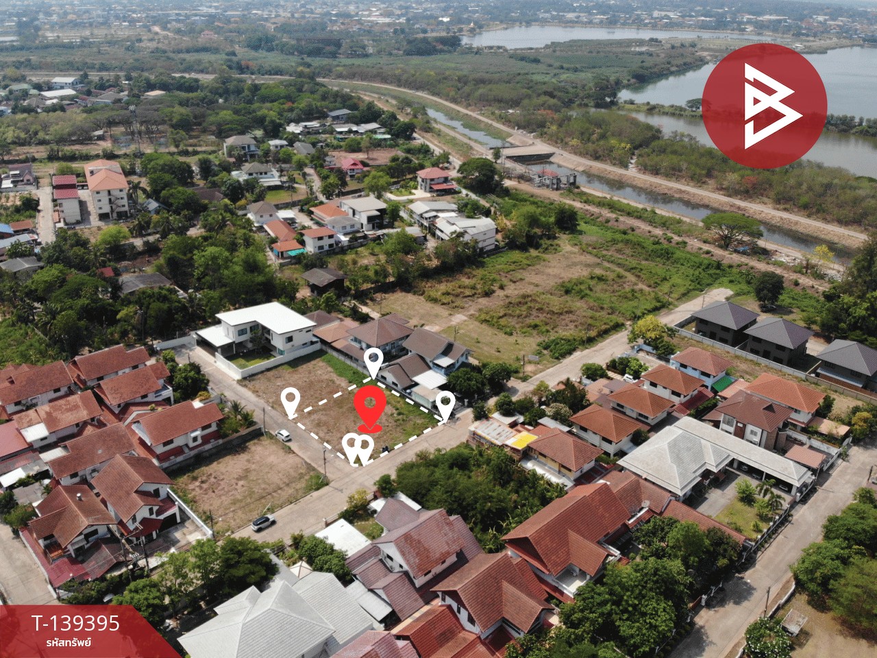 ขายที่ดิน เนื้อที่ 1 งาน 40 ตารางวา ในหมู่บ้านรุ่งเรืองวิลเลจ เมืองขอนแก่น ทำเลดี 3