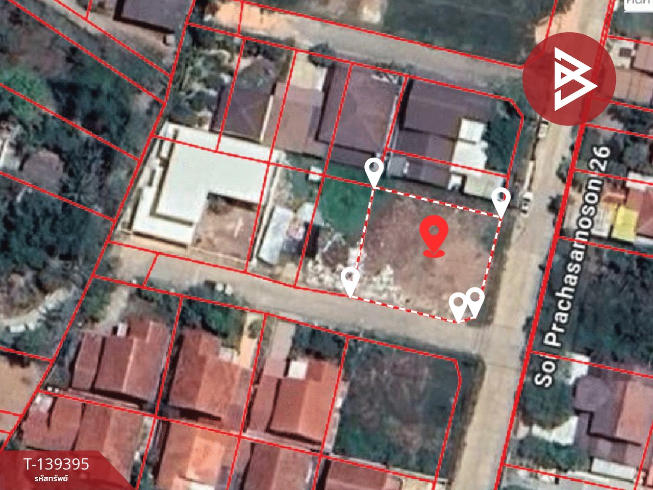 ขายที่ดิน เนื้อที่ 1 งาน 40 ตารางวา ในหมู่บ้านรุ่งเรืองวิลเลจ เมืองขอนแก่น ทำเลดี 9