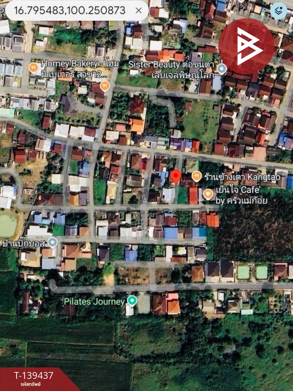 ขายบ้านเดี่ยว 2 ชั้น เนื้อที่ 66.6 ตารางวา ต.วัดจันทร์ พิษณุโลก ทำเลดี 15