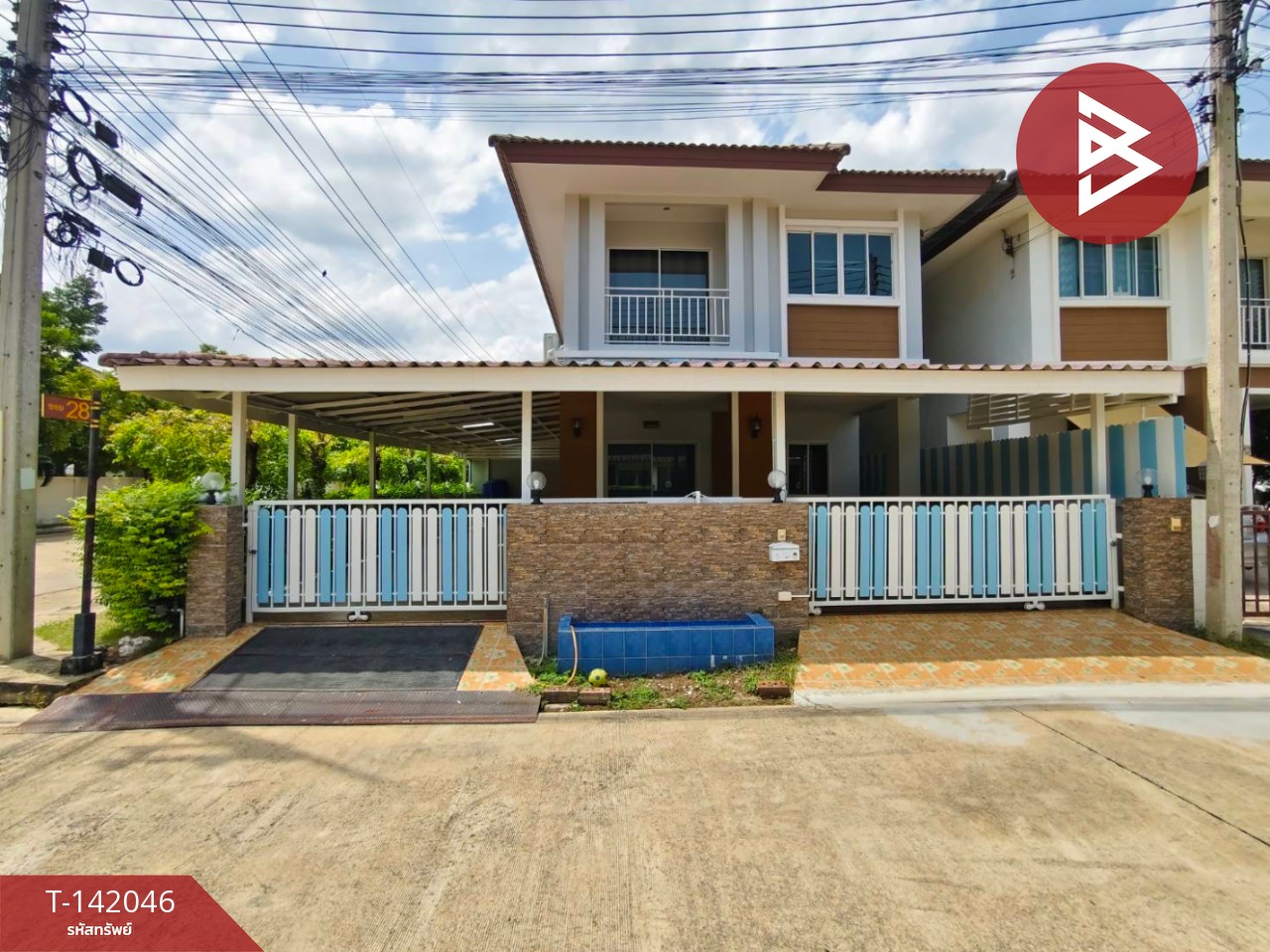 ขายบ้านแฝด หมู่บ้านร้อยพฤกษา นครปฐม (Roipruksa Nakornpathom) พร้อมอยู่