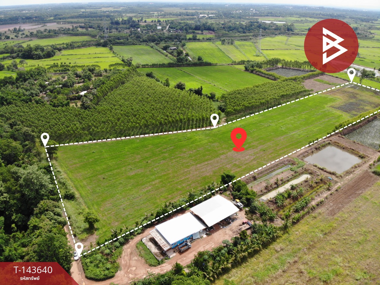 ขายที่ดิน เนื้อที่ 18 ไร่ 1 งาน 22.4 ตร.วา กบินทร์บุรี ปราจีนบุรี
