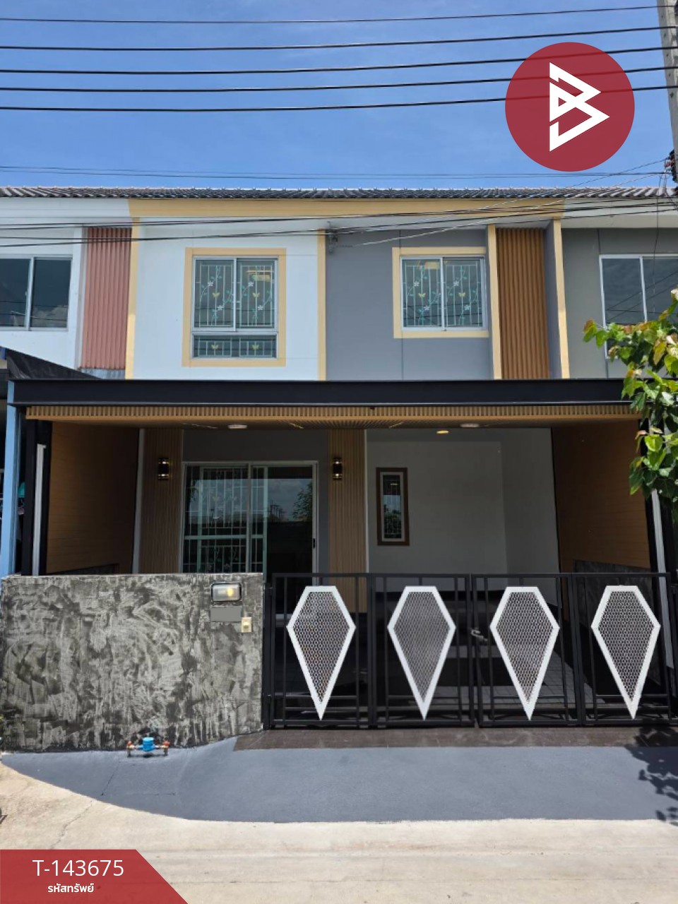 ขายทาวน์เฮ้าส์ หมู่บ้านพฤกษา 106/1 บางปู-ตำหรุ สมุทรปราการ