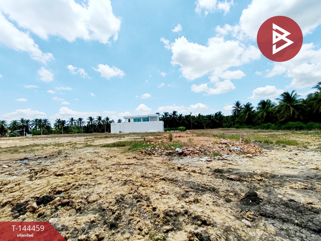 ขายที่ดิน 4 แปลงถมแล้ว เนื้อที่รวม 380 ตร.วา บรรยากาศในสวน บ้านแพ้ว สมุทรสาคร