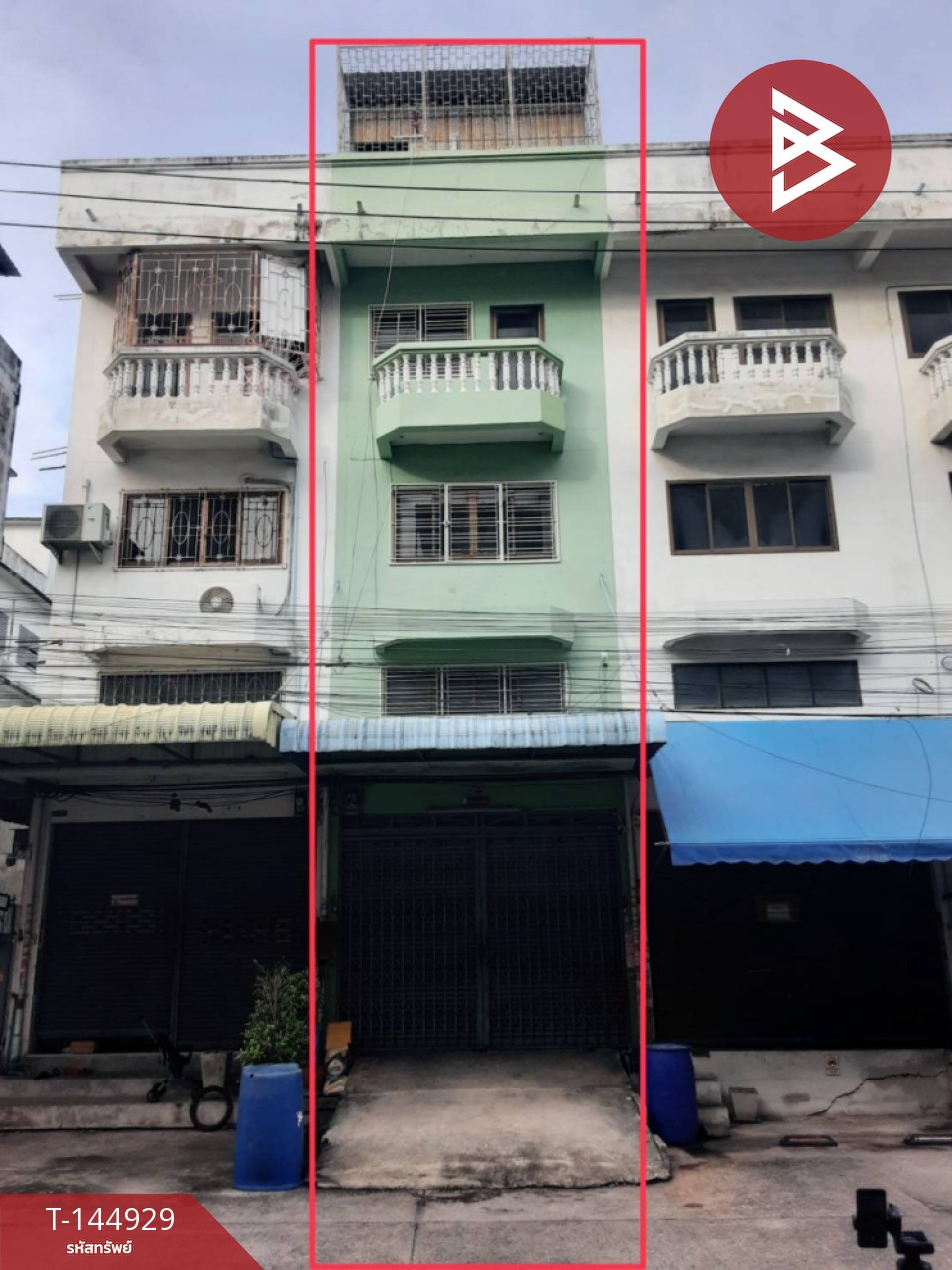 ขายอาคารพาณิชย์ 4 ชั้น เนื้อที่ 17 ตร.วา บางแค กรุงเทพมหานคร