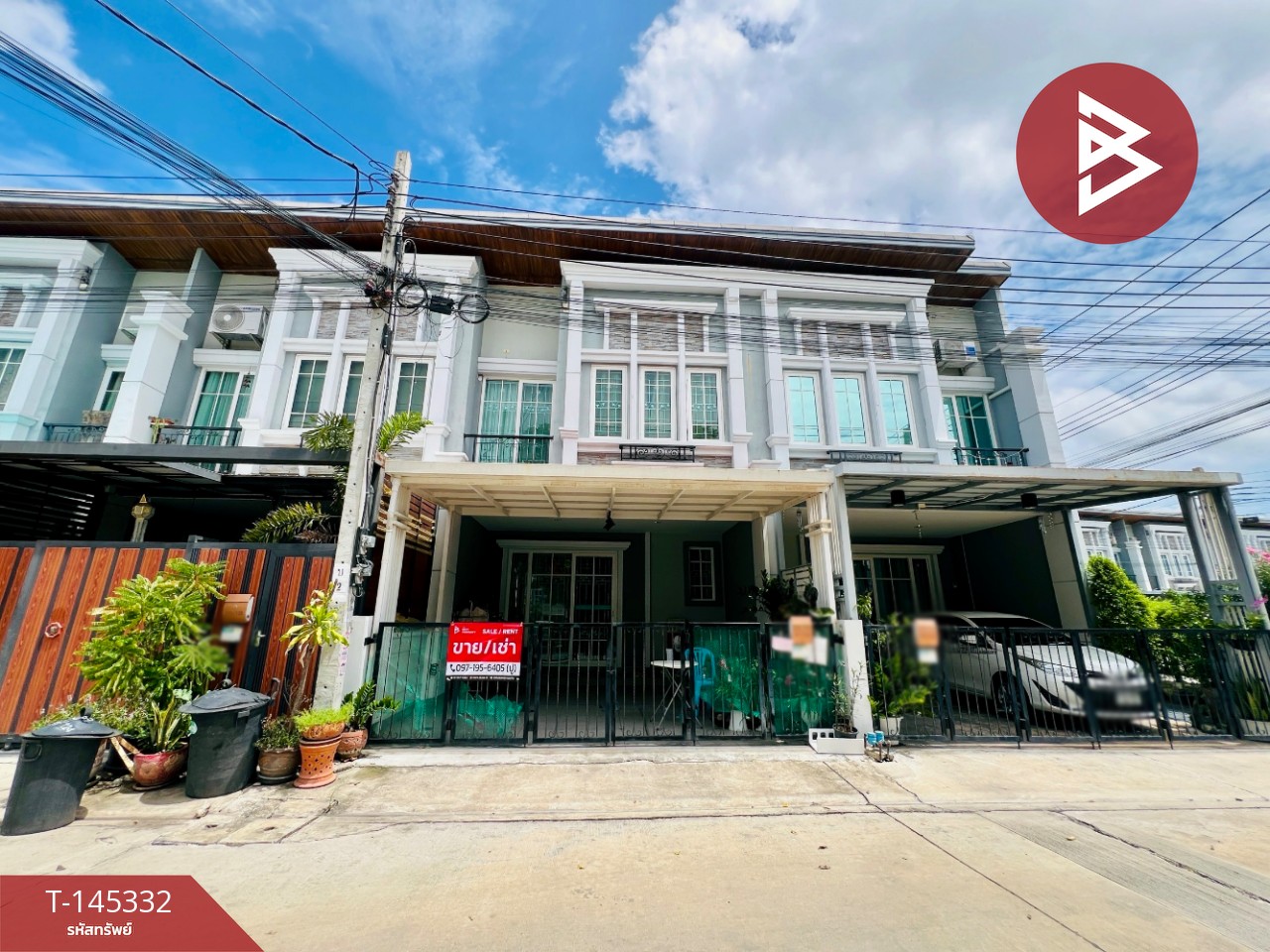 ขาย/เช่าทาวน์เฮ้าส์ หมู่บ้านโกลเด้นทาวน์ สุขุมวิท-สถานีรถไฟฟ้าแบริ่ง (Golden Town Sukhumvit-Bearing BTS Station) พระประแดง สมุทรปราการ