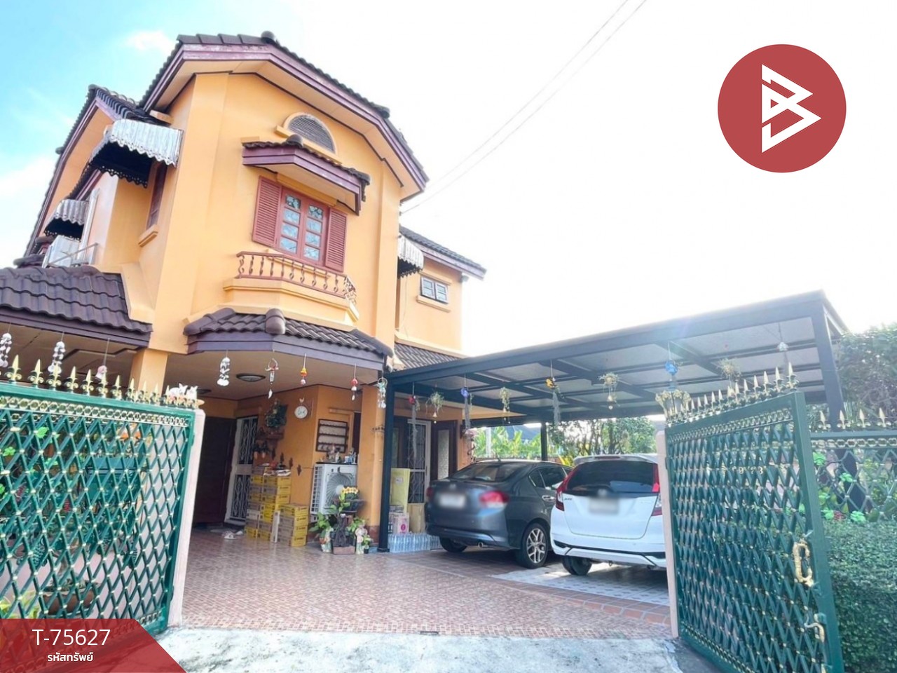 2-storey detached house, Thararom Parkway Home Village, Ramkhamhaeng 150, Bangkok, near the Orange Line MRT station