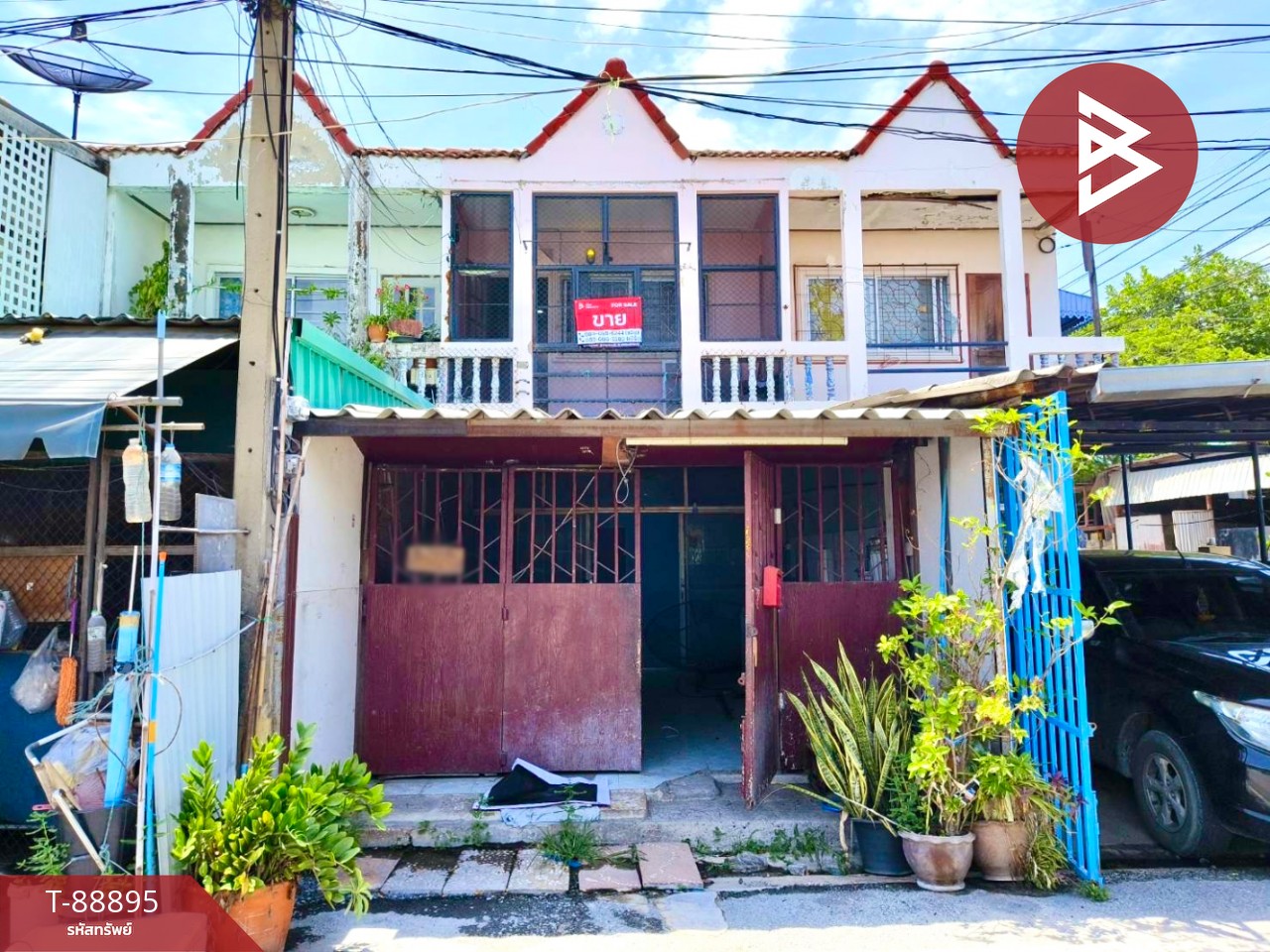 Townhouse for sale, Porjira Village, Tamru-Khlong Dan, Bang Pu, Samut Prakan