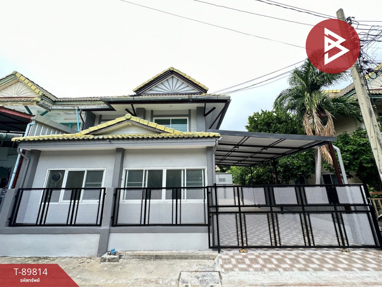 Townhouse for sale, Pruksa Village 15, Bang Phli-Tamru, Samut Prakan, ready to move in