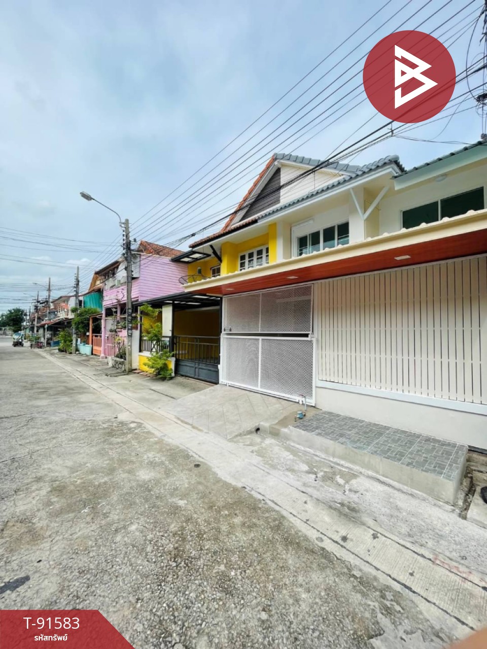 Townhouse for sale, Pruksa Village 3, Bang Bua Thong, Nonthaburi, ready to move in