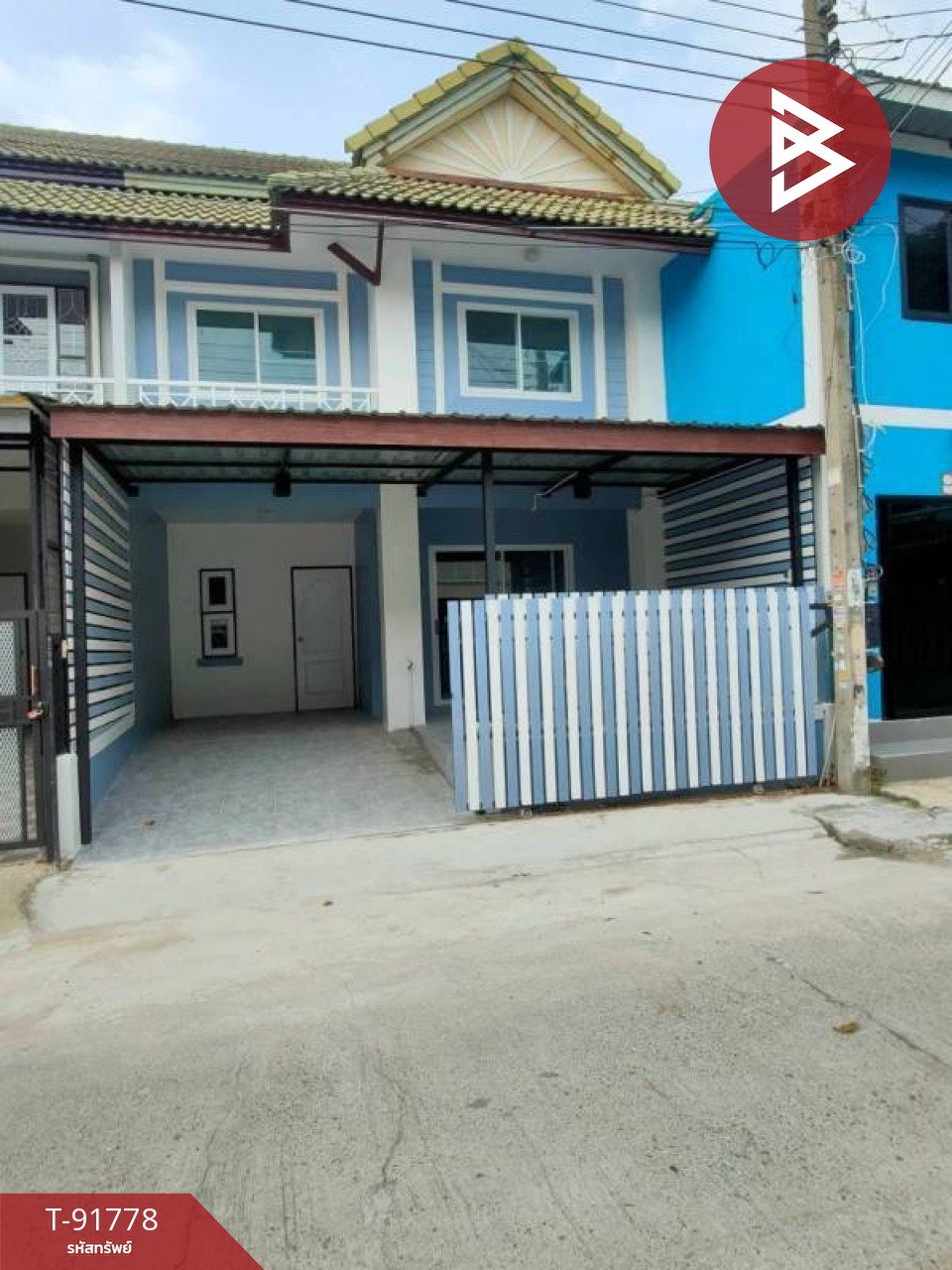 Townhouse for sale, Pruksa Village 15, Bang Phli-Tamru, Samut Prakan, ready to move in