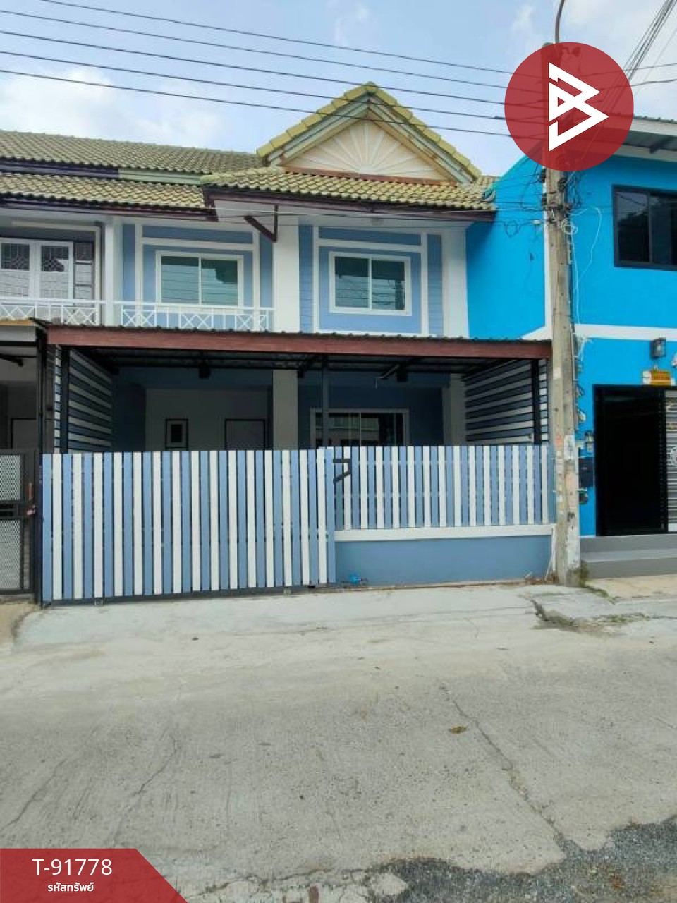 Townhouse for sale, Pruksa Village 15, Bang Phli-Tamru, Samut Prakan, ready to move in