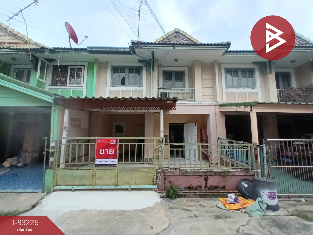 Townhouse for sale, Pruksa Village 15, Bang Phli-Tamru, Samut Prakan, ready to move in