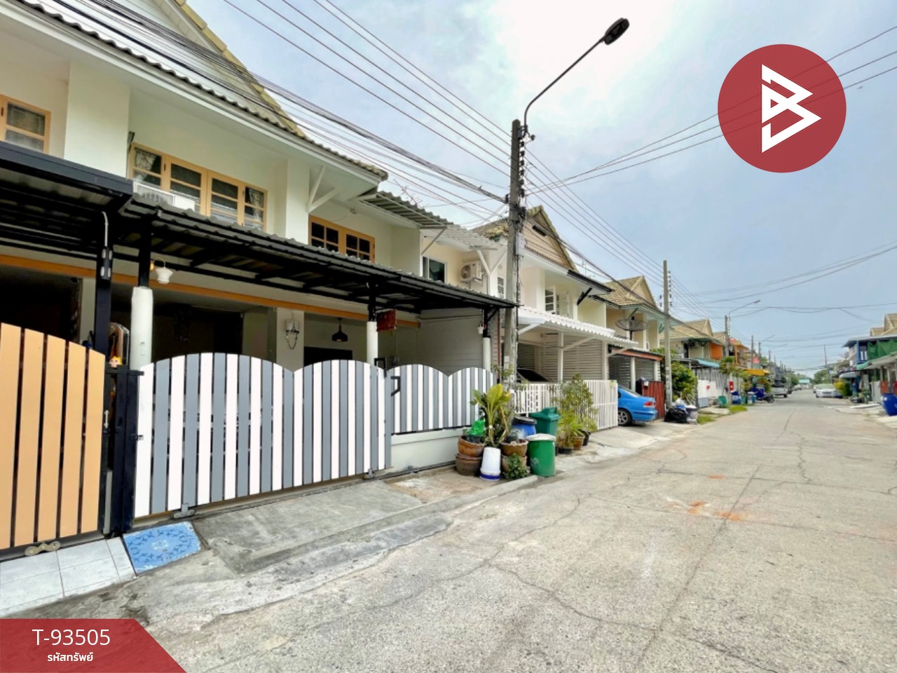 Townhouse for sale, Pruksa Village 15, Bang Phli-Tamru, Samut Prakan, ready to move in