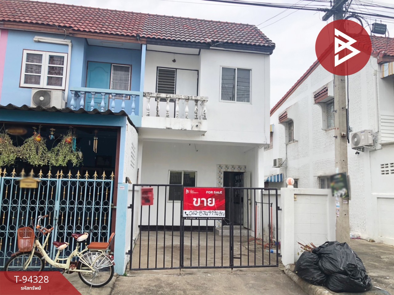 Townhouse for sale, Kritsana Village 2, Sam Khok-Pathum Thani, ready to move in