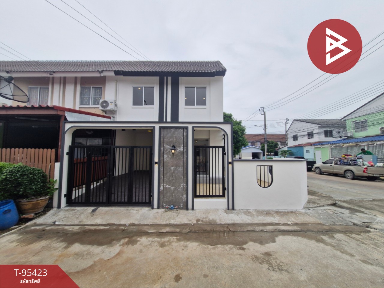 Townhouse for sale, Pruksa Village 59/2, Sukhumvit-Bang Pu, Tai Ban Mai, Samut Prakan