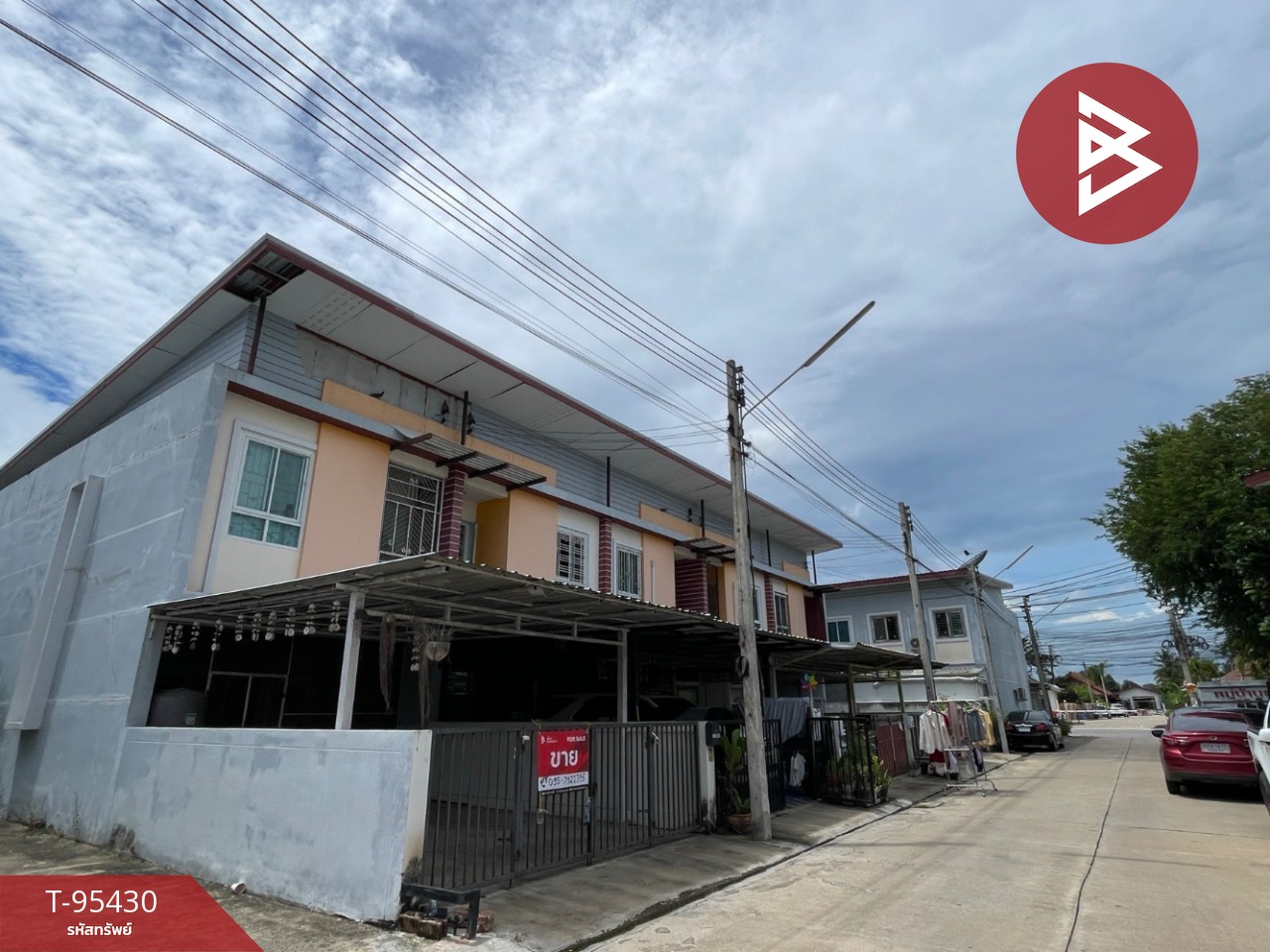 Townhouse for sale, Chanasu Village 9, Sam Phran, Nakhon Pathom, ready to move in