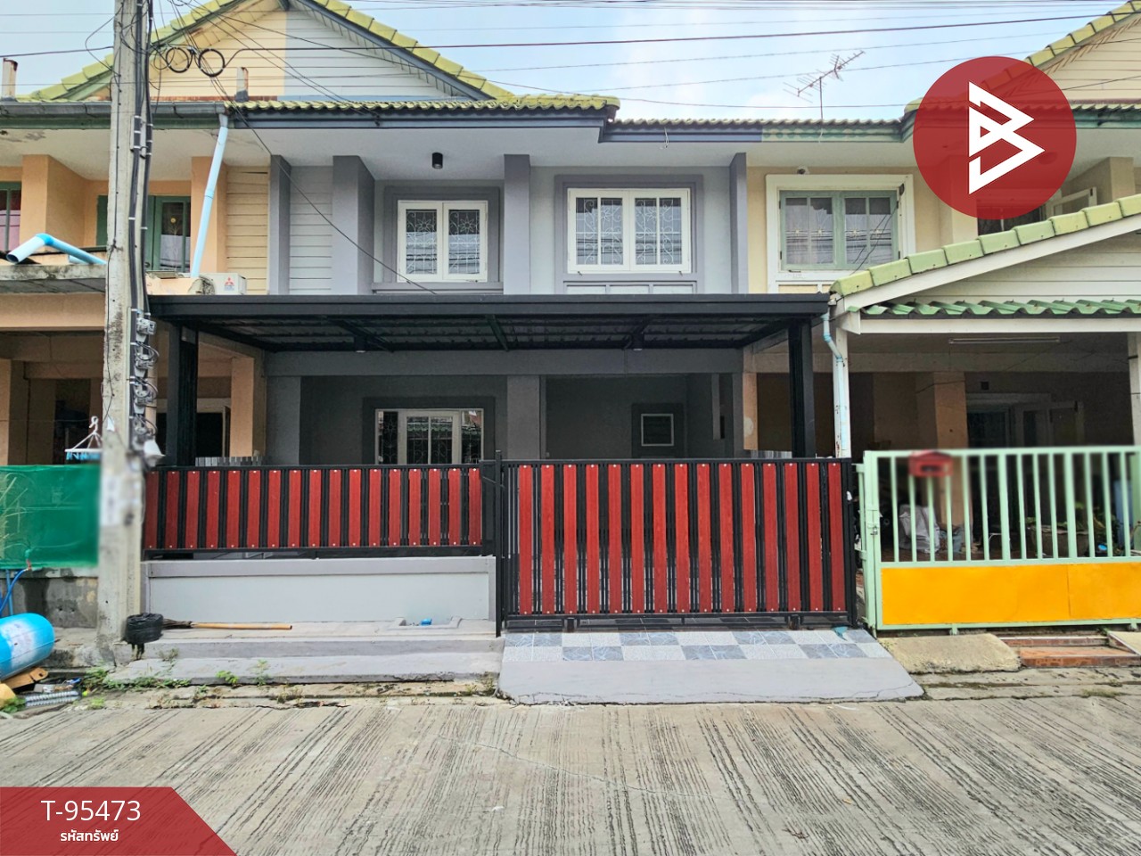 Townhouse for sale, Pruksa Village 15, Bang Phli-Tamru, Samut Prakan, ready to move in