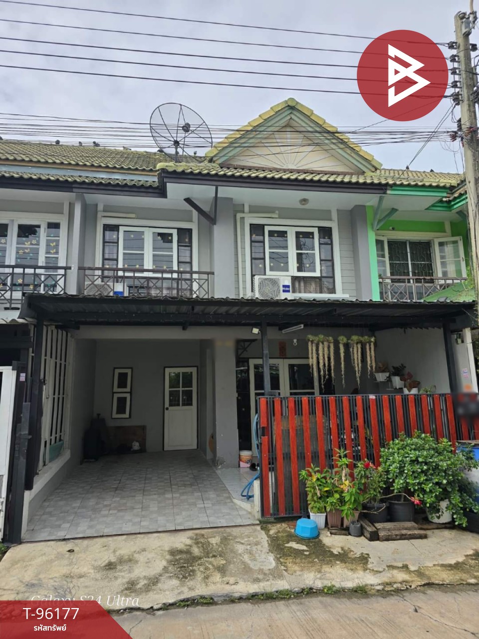 Townhouse for sale, Pruksa Village 15, Bang Phli-Tamru, Samut Prakan, ready to move in