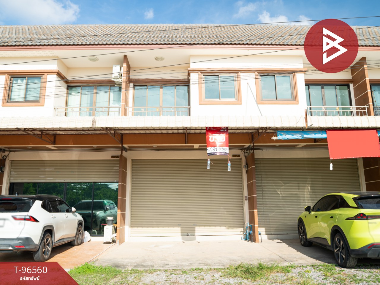 Townhouse for sale, 2 floors, Nong Khon Road, area 21 sq m, Hua Hin, Prachuap Khiri Khan