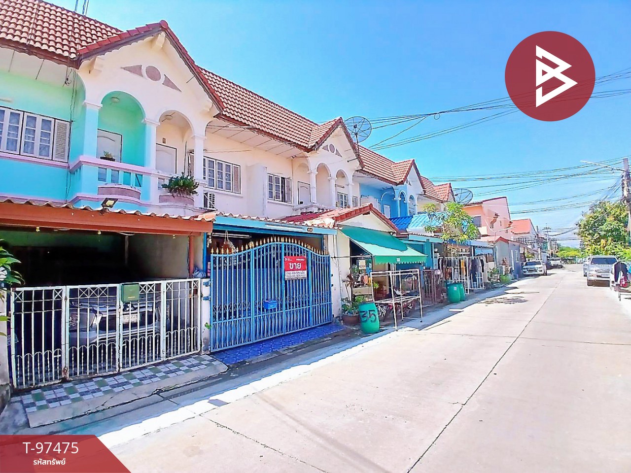 Townhouse for sale, Klompirun Village, Phraeksa, Samut Prakan, ready to move in