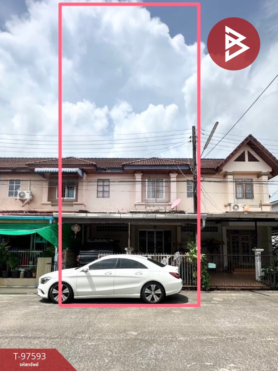 Townhouse for sale/rent, Silaporn Ville Village, Phase 1, Ko Kwang, Chanthaburi