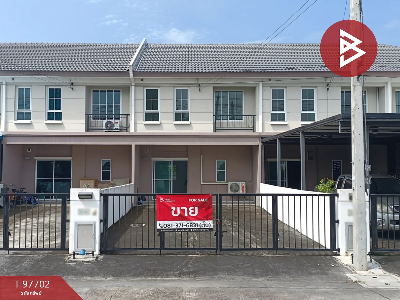 Townhouse for sale, Pruksa Village Rangsit-Wongwaen (Baanpruksa Rangsit-Wongwaen), Thanyaburi, Pathum Thani