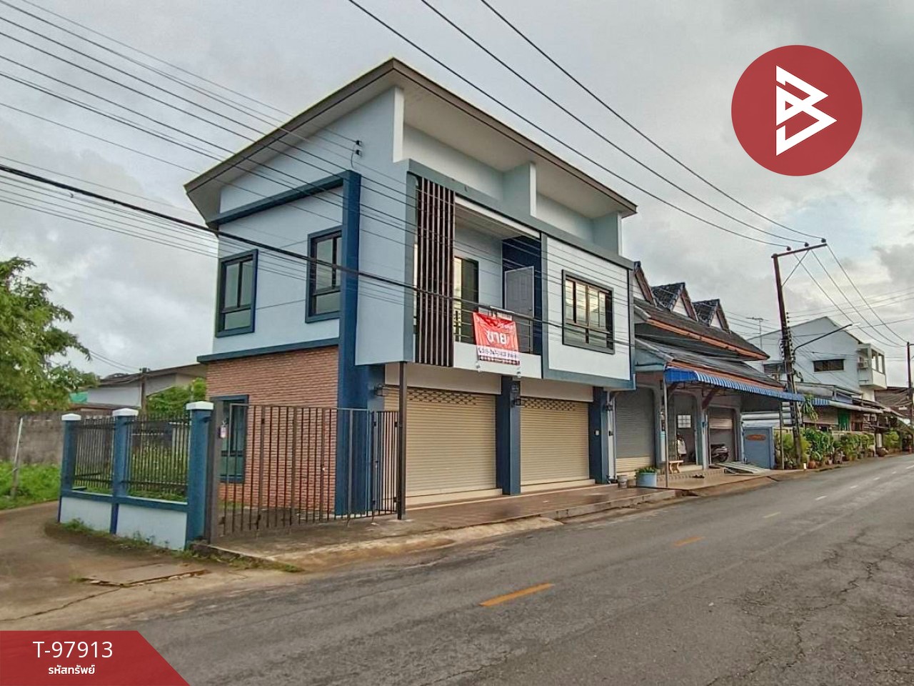 Townhouse for sale, 2 floors, Lokkalin Road, area 35.4 sq m, Tha Mai, Chanthaburi