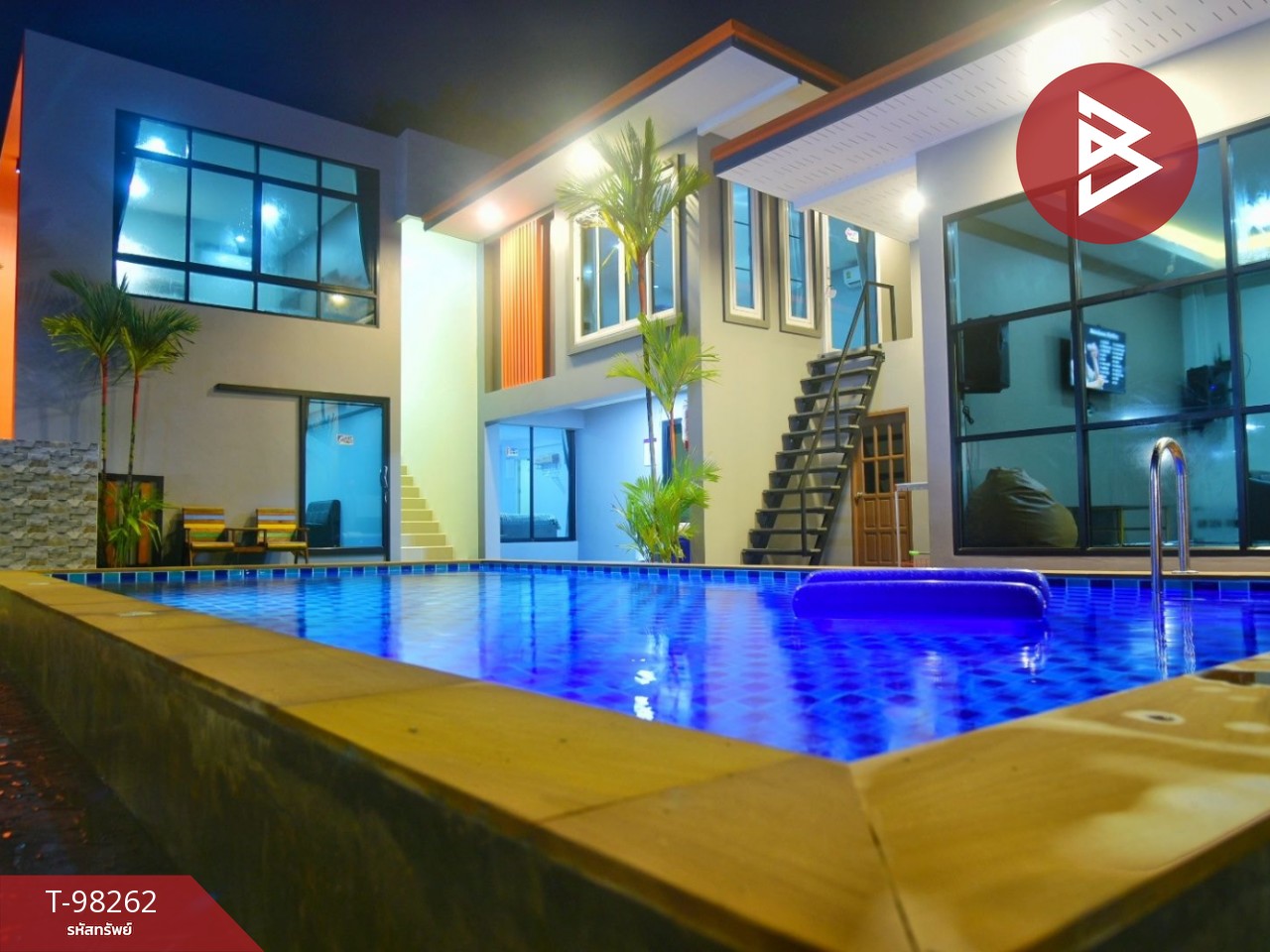 Hotel and restaurant for sale, area 2 rai 3 ngan 18 square wa, Laem Sing, Chanthaburi