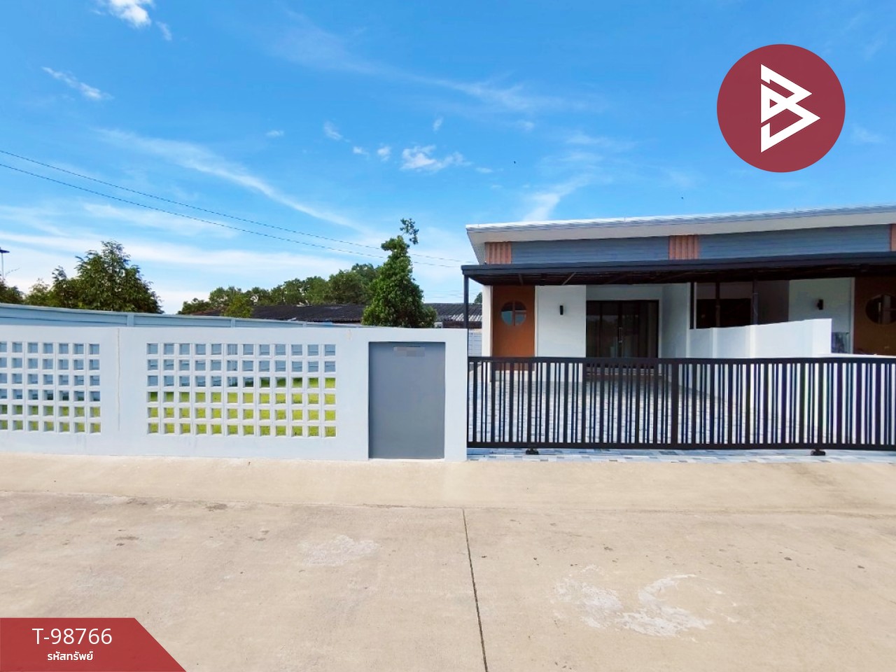 For sale: single-storey twin house, area 78.3 sq.wa., Plap Phla, Chanthaburi