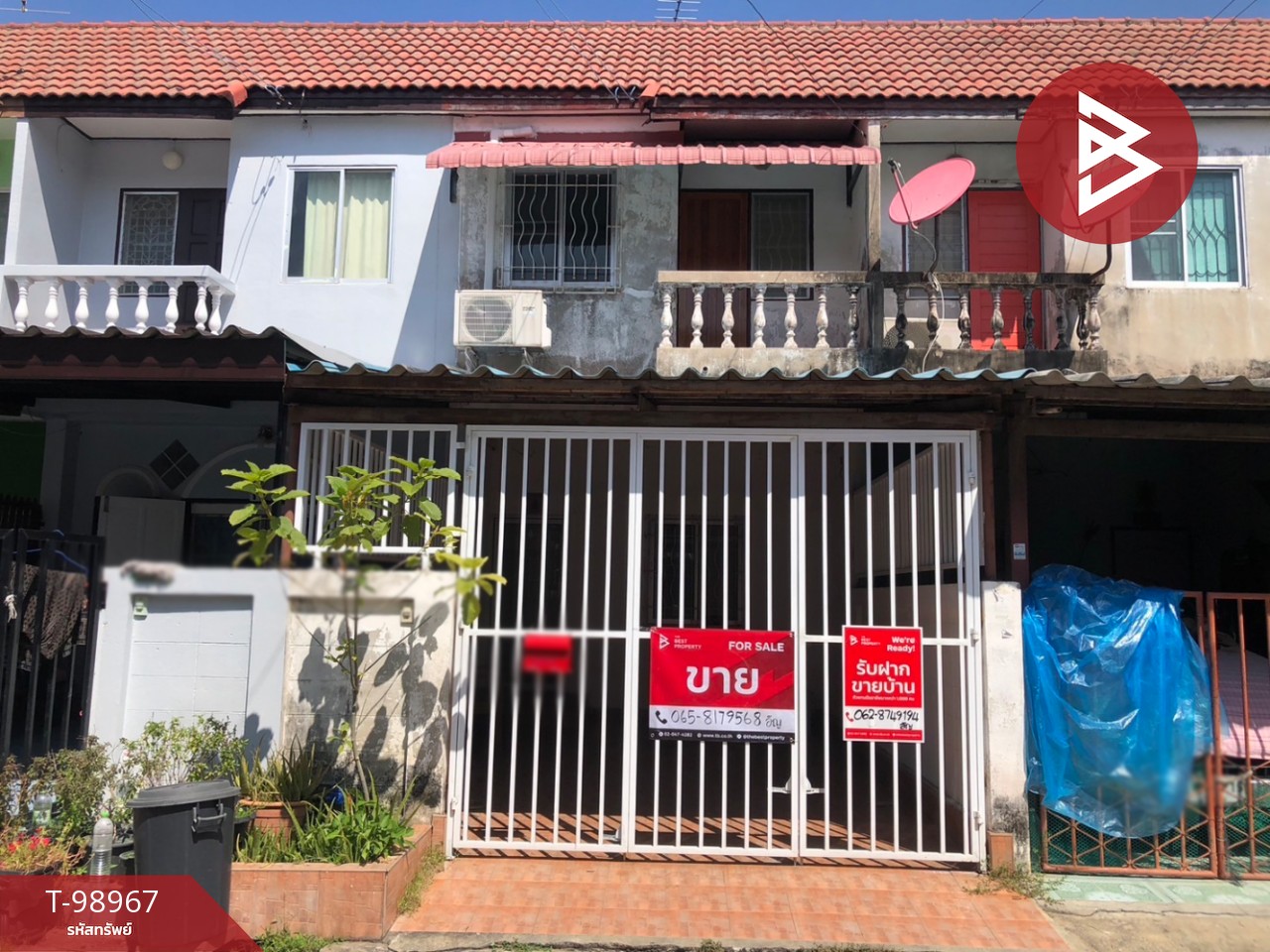 Townhouse for sale, Kritsana Village 2, Sam Khok-Pathum Thani, ready to move in